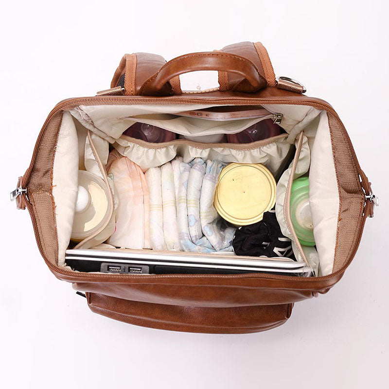 MyBambini's Borsa per Pannolini in Pelle
