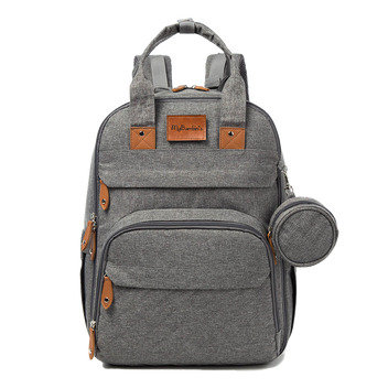 Borsa Pannolini Puffer 22L – A Tracollo, Grande Capacità, Con 9 Tasche, Isotermica Per Biberon – Per Mamme In Viaggio